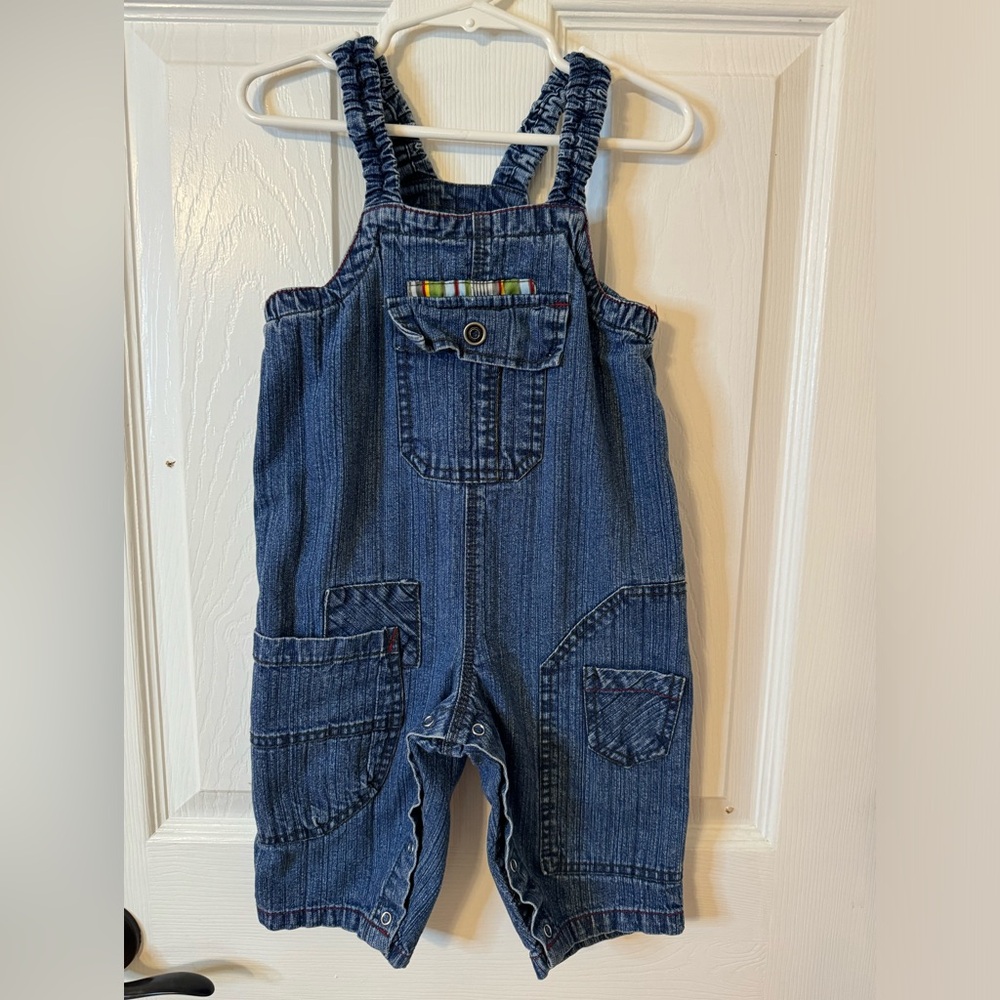 naartjie kids/toddlers denim overalls - 12-18m - boy/girl/gender neutral - VGUC